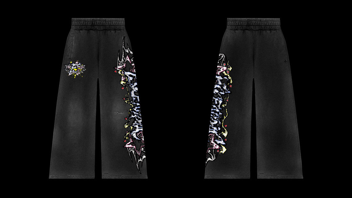 Eccentric Zip up Sweatsuit